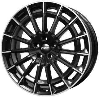 CMS C38 hliníkové disky 7,5x19 5x114,3 ET45 Part Diamond Black Gloss