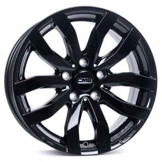 CMS C22 hliníkové disky 6,5x16 5x114,3 ET50 Complete Black Gloss