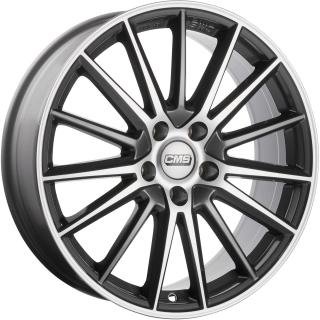 CMS C23 hliníkové disky 8x18 5x108 ET48 Diamond Black Gloss