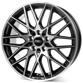 CMS C25 hliníkové disky 7,5x18 5x114,3 ET47 Diamond Black
