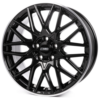 CMS C25 hliníkové disky 7x17 5x112 ET49 Diamond Rim Black