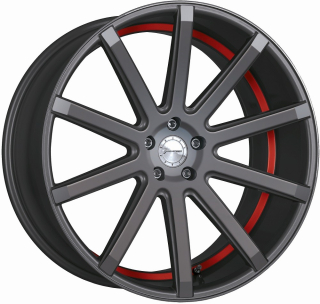 CORSPEED DEVILLE hliníkové disky 8,5x19 5x108 ET40 Gunmetal/ undercut Color Trim rot