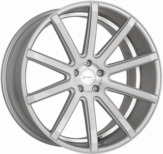 CORSPEED DEVILLE hliníkové disky 8,5x19 5x108 ET40 Silver-brushed-Surface/ undercut Color Trim weiß