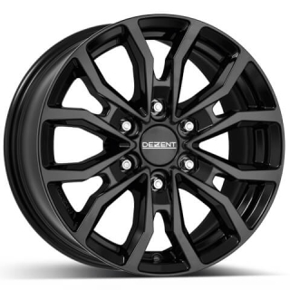 DEZENT KC black hliníkové disky 6,5x16 6x139,7 ET55 Čierne lakovanie