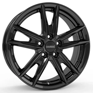 DEZENT KF black hliníkové disky 8x18 5x112 ET40 Čierne lakovanie