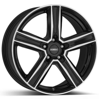 DEZENT KG dark hliníkové disky 7,5x18 5x120 ET40 Leštená čelná plocha / čierne lakovanie