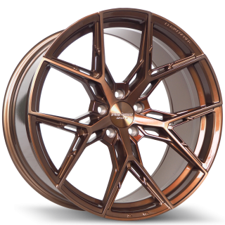 FORZZA Gravity hliníkové disky 10x20 5x112 ET40 Bronze Brushed + Bronze Clear Coat