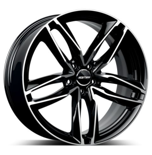 GMP Atom hliníkové disky 7,5x17 5x112 ET35 Black diamond