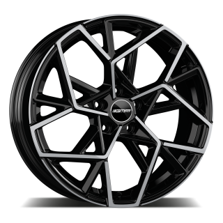 GMP Cartesio hliníkové disky 6,5x16 5x114,3 ET35 Black Diamond