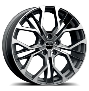 GMP Matisse hliníkové disky 6,5x16 5x110 ET35 Matt Anthracite Diamond