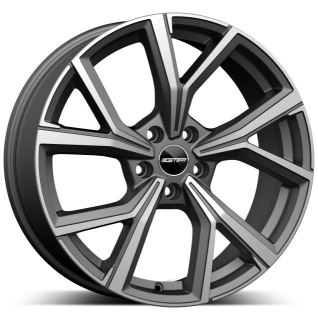 GMP Mentor hliníkové disky 7x17 5x112 ET45 Matt Anthracite Diamond