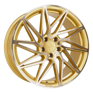 KESKIN KT20 hliníkové disky 8,5x19 5x112 ET45 GOLD FRONT POLISH