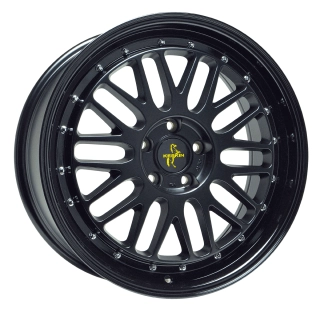KESKIN KT22 hliníkové disky 8x18 5x100 ET30 MATT BLACK PAINTED