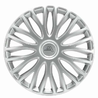 Puklice 15 palcov ALCAR MILANO strieborné sada 4 ks