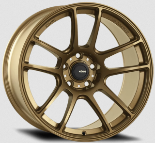 KONIG Heliogram hliníkové disky 8x15 4x100 ET36 Matte bronze