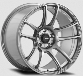 KONIG Heliogram hliníkové disky 7x15 4x100 ET35 Titanium metallic