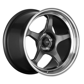 KONIG Hyperspec hliníkové disky 7x15 4x100 ET35 ANTHRACITE METALLIC W/ MIRROR MACHINED LIP