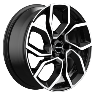 MAK APOLLO hliníkové disky 6x15 4x108 ET21 BLACK MIRROR