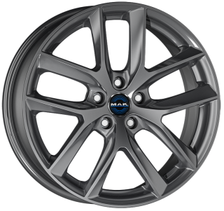 MAK VOLTAGE hliníkové disky 8,5x18 5x114,3 ET40 GLOSS GUN METALLIC