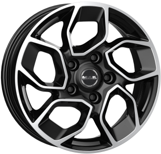 MAK EXPRESS hliníkové disky 6,5x16 5x160 ET60 BLACK MIRROR
