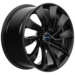 MAK SOLAR hliníkové disky 8,5x18 5x114,3 ET40 GLOSS BLACK