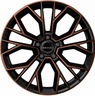 MAK STILO hliníkové disky 8,5x19 5x112 ET40 BLACK & BRONZE