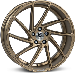 MB DESIGN KV2 hliníkové disky 8,5x19 5x100 ET32 Bronze hell matt