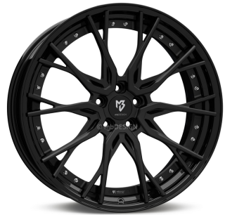 MB DESIGN KV3.2 hliníkové disky 10,5x21 5x112 ET20 Schwarz stumpfmatt Glanzschwarz