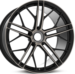 MB DESIGN SF1 hliníkové disky 9,5x21 5x114,3 ET36 Rauchschwarz glänzend poliert