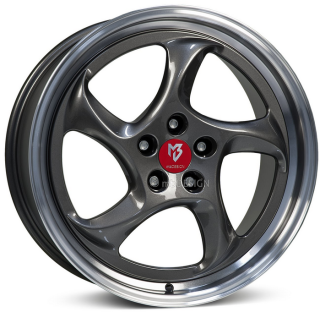 MB DESIGN TURBO hliníkové disky 8,5x19 5x112 ET50 Glanzgrau poliert