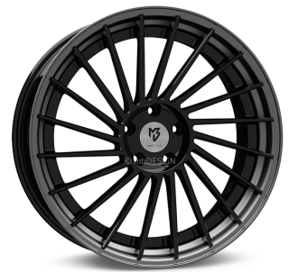 MB DESIGN VR3.2 hliníkové disky 9x20 5x112 ET25 Glanzschwarz Mattgrau