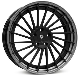 MB DESIGN VR3.2 hliníkové disky 9x20 5x112 ET25 Schwarz stumpfmatt Mattgrau