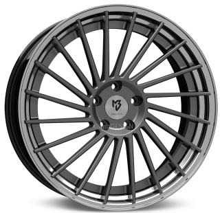 MB DESIGN VR3.2 hliníkové disky 9x20 5x112 ET25 Mattgrau Glanzschwarz poliert