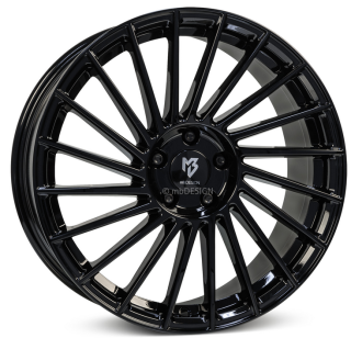 MB DESIGN VR3 hliníkové disky 7,5x18 5x100 ET33 Glanzschwarz