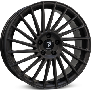 MB DESIGN VR3 hliníkové disky 7,5x18 5x100 ET33 Schwarz stumpfmatt