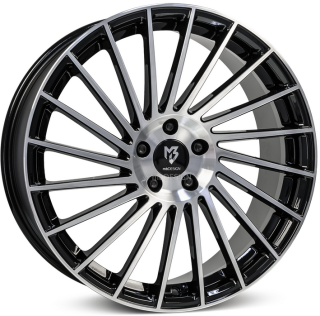 MB DESIGN VR3 hliníkové disky 7,5x18 5x100 ET33 Glanzschwarz poliert