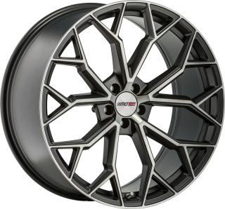 MOTEC Bull hliníkové disky 8,5x19 5x112 ET45 Grau poliert
