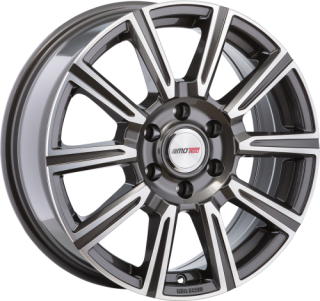 MOTEC VANTASTIC hliníkové disky 7x17 6x130 ET50 GUNMETAL POLISHED