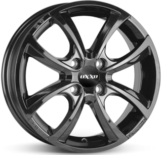 OXXO TELESTO GLOSSY BLACK (OX10) hliníkové disky 5,5x15 4x100 ET36 black (GB)