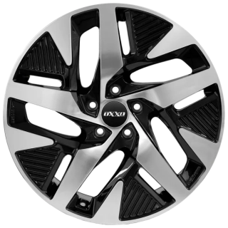 OXXO PULSE EV BICOLOR (OX28) hliníkové disky 9x19 5x112 ET58 black / polished (BKF)