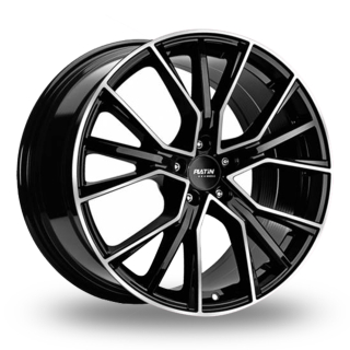 PLATIN P102 hliníkové disky 8x18 5x112 ET40 BLACK POLISHED