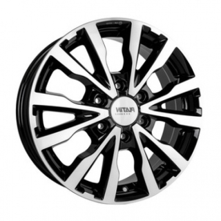 PLATIN P86 hliníkové disky 6,5x16 6x130 ET62 BLACK POLISHED
