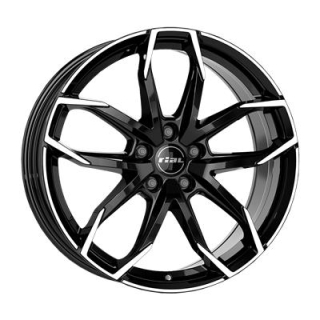 RIAL LUCCA hliníkové disky 6,5x16 4x108 ET20 diamant-schwarz frontpoliert
