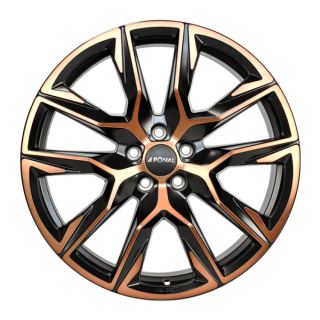 RONAL R71 hliníkové disky 9,5x21 5x112 ET33 JETBLACK-COPPER MATT