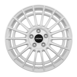 RONAL R73 hliníkové disky 7,5x18 5x100 ET51 RALLY WHITE