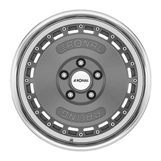 RONAL RR10 hliníkové disky 7,5x16 4x108 ET25 RETRO SILVER