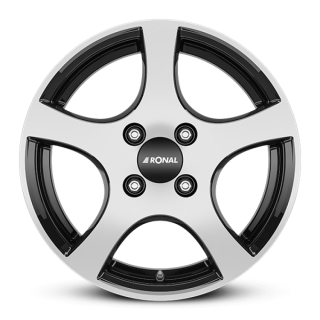 RONAL CA2 hliníkové disky 6x14 4x100 ET30 JETBLACK-FRONTKOPIERT