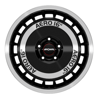 RONAL R50 AERO hliníkové disky 7,5x16 4x100 ET38 SCHWARZ-FRONTKOPIERT