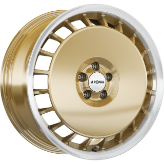 RONAL R50 AERO hliníkové disky 8x18 5x120 ET50 RACING-GOLD-HORNKOPIERT