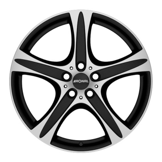 RONAL R55 SUV hliníkové disky 9x19 5x114,3 ET40 MATTSCHWARZ-FRONTKOPIERT